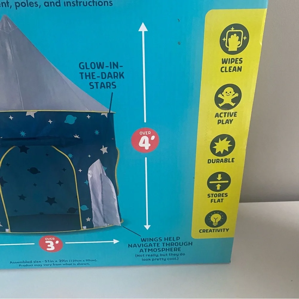 Kids Spaceship Play Tent
